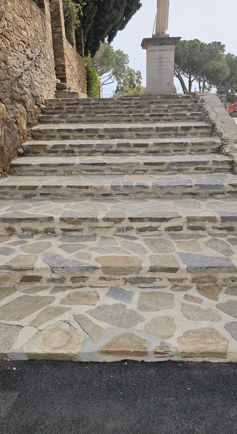 Aérogommage pavé à Bormes les Mimosas à Bormes les Mimosas