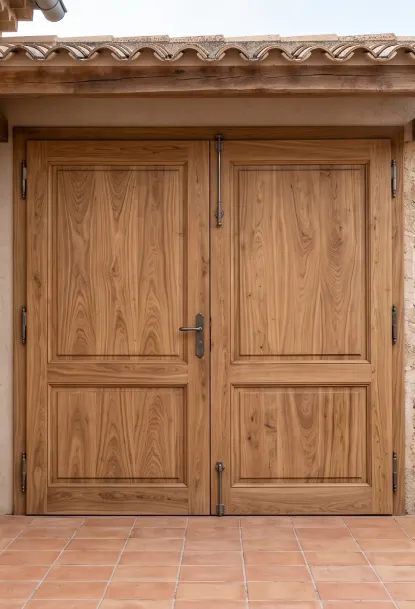 Sablage et décapage de porte en bois à Toulon